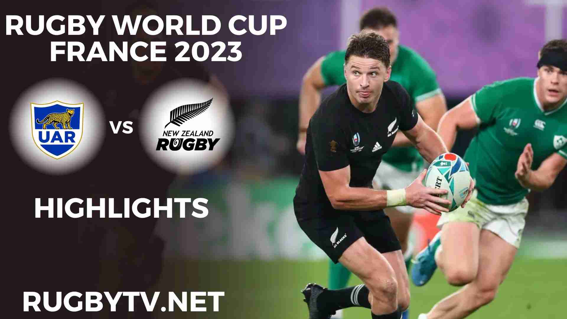 Argentina Vs New Zealand Highlights Rugby World Cup 2023 SF